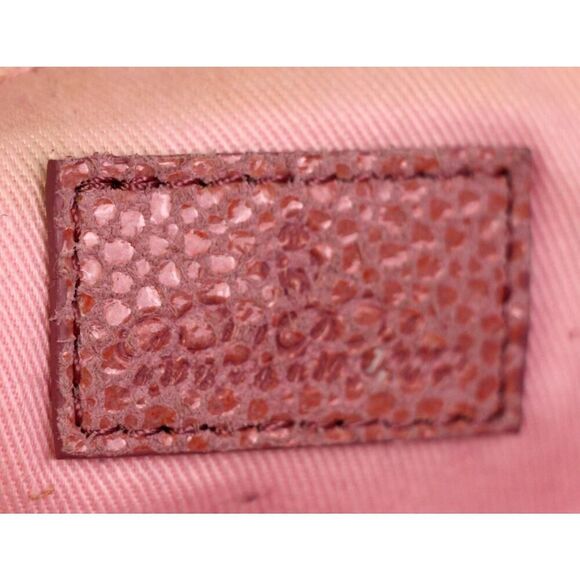 LRG Brooks Brothers SHIMMERING PINK REAL LEATHER SHOULDER BAG HANDBAG TOTE PURSE - Picture 9 of 14